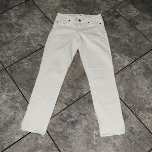 PAIGE White Kylie Cropped Jeans size 25 Inseam 27'